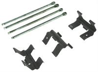 brake hardware kit, disc brakes, rear