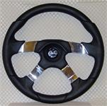 Steering Wheel Vega Black Polyurtetan