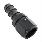 Fitting, Hose End, Straight, -10 AN Hose Barb to Female -10 AN, Aluminum, Black Anodized, Each