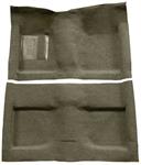 1964 Mustang Convertible Passenger Area Loop Floor Carpet Set with Mass Backing - Ivy Gold