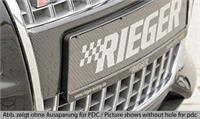 Rieger licence plate carrier Carbon Look  ABS plastic, carbon-look,  for cars with park distance control A4 8H: 04.02-12.05 | convertible