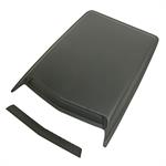 Hood Scoop, 25 1/2" Long, 19" Wide, 2" Tall, ABS Plastic, Unpainted