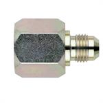 Fitting, Flare Reducer, Female -8 AN to Male -4 AN, Swivel, Steel,