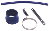 Luchtfilter Accessoireset - Aansluitrubber 68>76mm/Slangenklem/Metalen strip