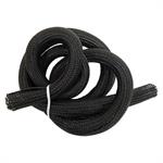 Wire Sleeve, Braided, 1 in. Diameter, 6 ft. Length, Black, Each