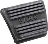 Pedal Pad, Park Brake, Black Rubber, Chevy, Each