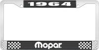 1964 MOPAR LICENSE PLATE FRAME - BLACK