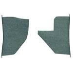 1955-59 Chevrolet/GMC Truck	 Carpet Kick Panel Inserts	 w/o Cardboard Backing	 Loop	 Aqua