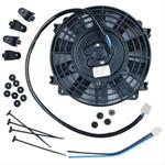 Electric Fan, Reversible, 8 in. Fan Diameter, 421 cfm, 7.9 amps, 10 Plastic Blades, Shroud, Each