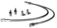 Brake Lines, Flexline, Braided Stainless Steel, Chevy, Front, Kit