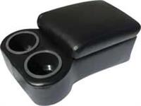 Classic Consoles Universal Fit Bench Seat Shorty Cruiser Console, Black