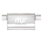 Muffler Stainless 14" Kropp, 2-1/2" O / O Same Side