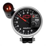Tachometer, Sport-Comp II, Chevy Bowtie Emblem, 0-10,000 rpm, 5 in., Analog, Electrical, with Shift Light,Each