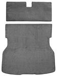 1979-82 Mustang Rear Cargo Area Cut Pile Carpet with Mass Backing - Gray