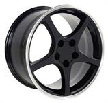 Wheel,C5 Black 17 x8.5,93-02