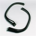 Fender Flares, Extend-A-Fender, Front, Rear, Black, Thermoplastic, Toyota, Set of 4