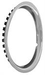 Trim Ring, 14" X 6" Rally Wheel, Round Lip, Stainless