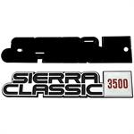 1981-86 GMC C/K, 1987-89 GMC R/V Truck	 Fender Emblem	 Sierra Classic 3500