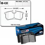 brake pads, rear, HPS