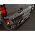 Zwart RVS Achterbumperprotector passend voor Opel Vivaro 2014-2019 & Renault Trafic 2014-2019 & FL 2019- / Fiat Talento 2016- / Nissan NV300 2016-2019 & FL 2019-2021 'Ribs'