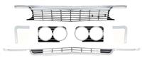 Complete Front Grille and Headlight Bezels