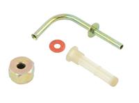 Fuel tank exit tube kit with filter. kit