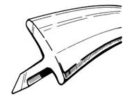 Chrome Strip Windscreen With Clips