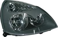 Set Koplampen passend voor Renault Clio II Facelift 2001-2005 - Zwart/Helder