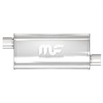 Muffler Stainless 14" Kropp, 3" O / O