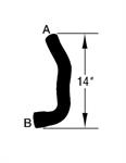 Curved Radiator Hose