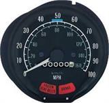 speedometer, 100 mph/160 km/h