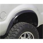 Fender Flares, Front, Rear, Black Synthetic Rubber
