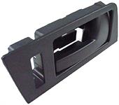 interior door handle - front right - black