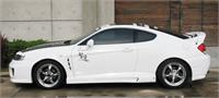 Chargespeed Sideskirts passend voor Hyundai Coupe GK 2002- (FRP)