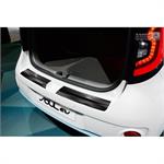 Zwart RVS Achterbumperprotector passend voor Kia Soul EV 2014- (2-Delig)