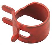 Pinch Clamp, Fuel Line, 1959-77, 1/2" O.D., Red