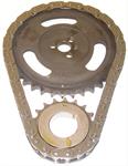 Timing Chain and Gear Set, Heavy Duty, Single Non-Roller, Iron/Billet Steel Sprockets, Chevy, V6/V8, Set