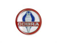 emblem tutknapp, aluminium, "Cobra"
