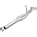 Exhaust Pipe Muffler Delete; Direct Fit; Stainless Steel; 3 Inch Pipe Diameter