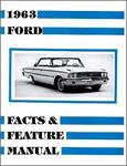 Facts & Feature Manual/ 1963 F