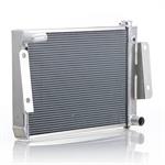 Natural Finish Radiator for Jeep w/Std Trans