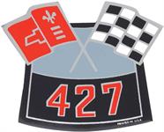 decal "427" air cleaner