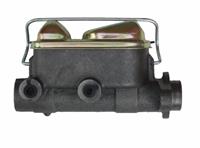 Brake Master Cylinder, Replacement, 1.00 in. Bore, Dual Bowl Reservoir, Left Side Outlets, 3/8- 24 and 1/2- 20 Outlets, Includes Lid