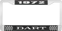 nummerplåtshållare 1972 dart - svart