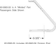 Front door vent weatherstrip