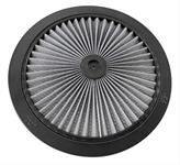 Air Cleaner Top, X-Stream Airflow Top Plate, Round, Aluminum, Black, Filter Element Design, 14 in. Diameter