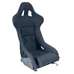 Sport seat 'RR' - Black - Non-reclinable fibreglass back-rest