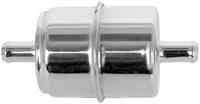 3/8" CHROME IN-LINE FUEL FILTER