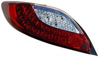 Tail Lights MA 2 5drs 07- LED Red/Clear