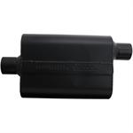 muffler, 2,5" in / 2,5" out, oval